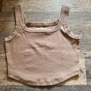 Madewell Ribbed Cropped Tank
